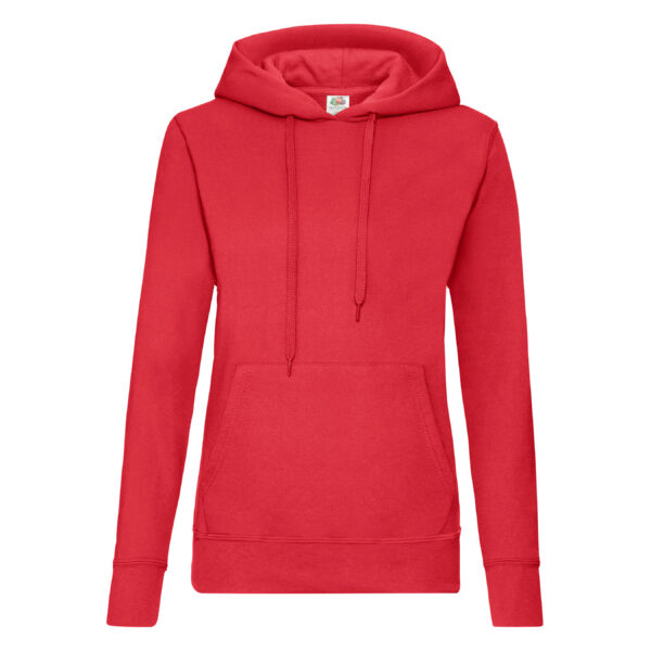 Lady-Fit Hooded Sweat 80/20 Red M