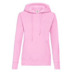 Lady-Fit Hooded Sweat 80/20 Light Pink S