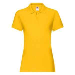 Lady Fit Premium Polo Sunflower S