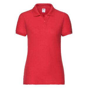 Lady Fit Polo 65/35 Red L