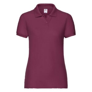 Lady Fit Polo 65/35 Burgundy M