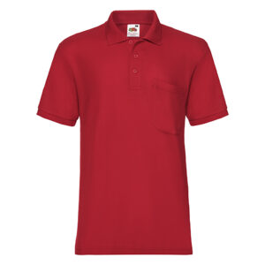65/35 Pocket Polo Red XL