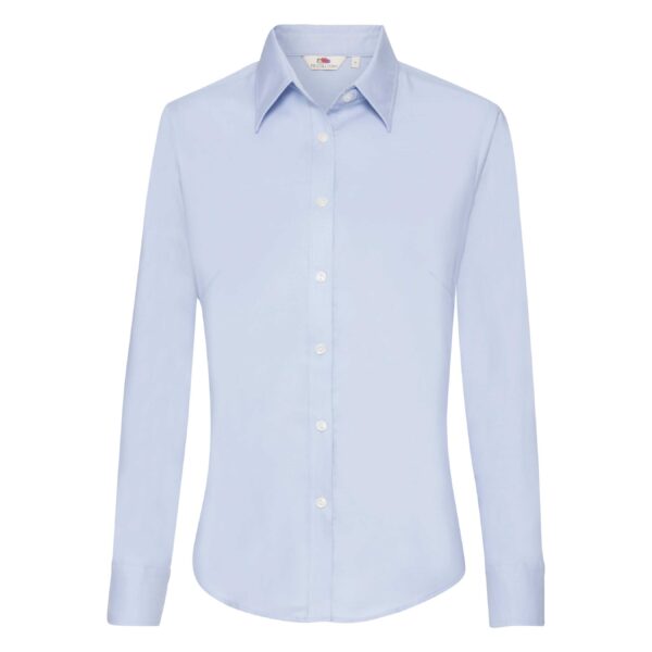 Ladies Oxford L/S Shirt Oxford Blue M