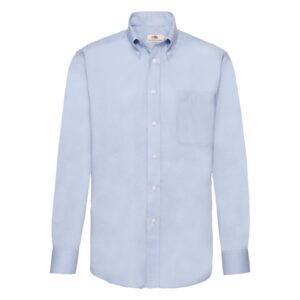 Men Oxford L/S Shirt Oxford Blue L