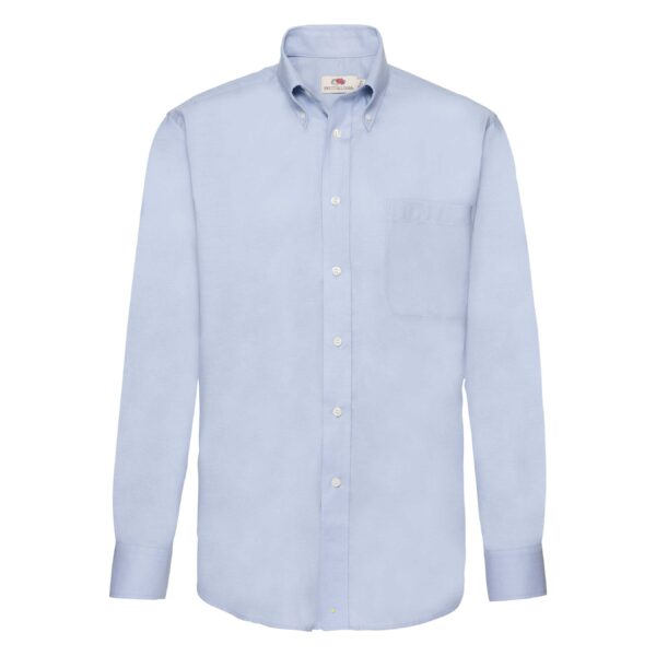 Men Oxford L/S Shirt Oxford Blue XL