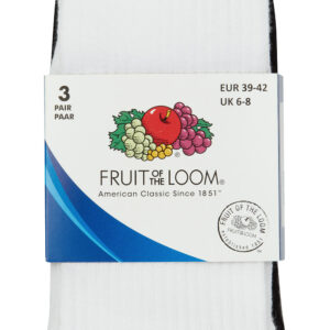 Fruit Crew Socks 3-Pack H.Grey/Black/White S
