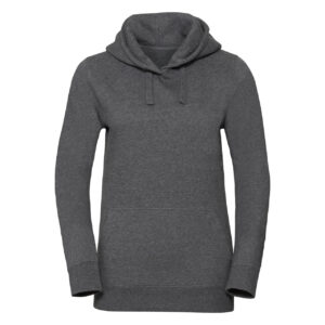 Ladies Authentic Mlng Hooded Sweat 77/23 Carbon M
