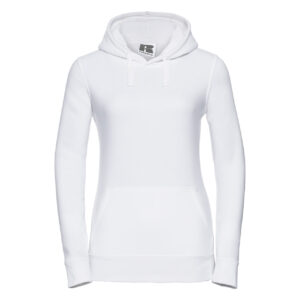 Ladies Authentic Hooded Sweat 80/20 White L