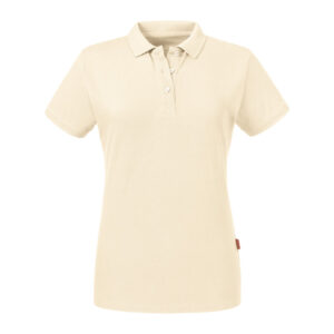 Ladies Pure Organic Polo Natural S