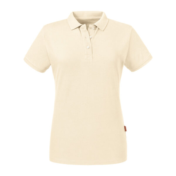 Ladies Pure Organic Polo Natural S