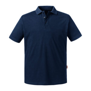 Mens Pure Organic Polo French Navy S