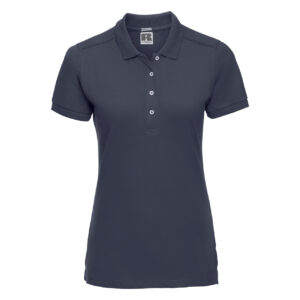 Ladies Stretch Polo French Navy S