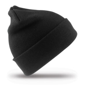 Wooly Ski Hat Black