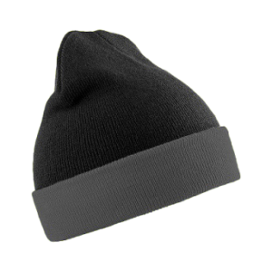 Recycled Compass Beanie Black/Grey