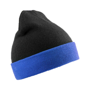 Recycled Compass Beanie Black/Royal